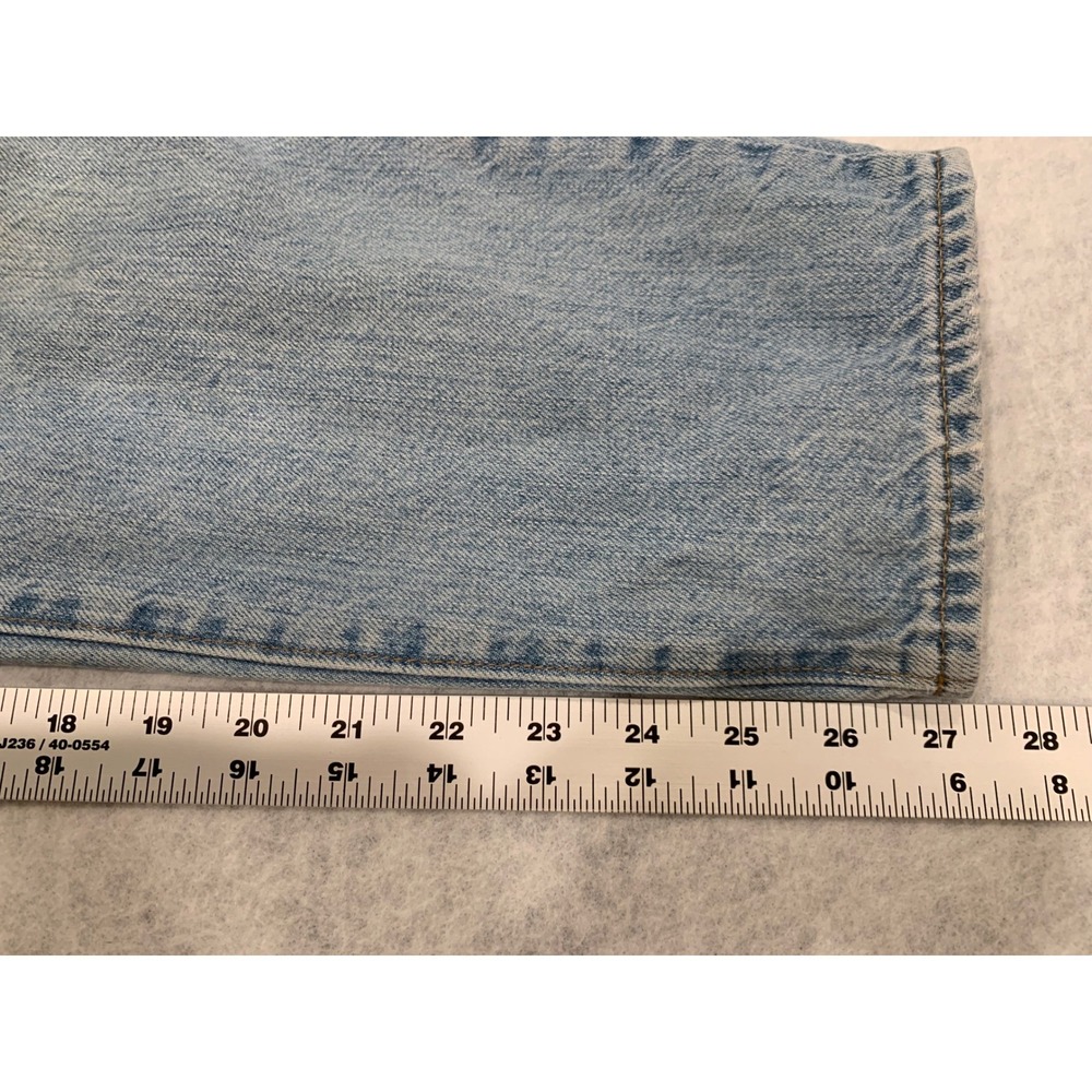 Madewell Womens Perfect Summer Jean 29 Light Blue Coastal High Rise Tapered Leg - Picture 10 of 12